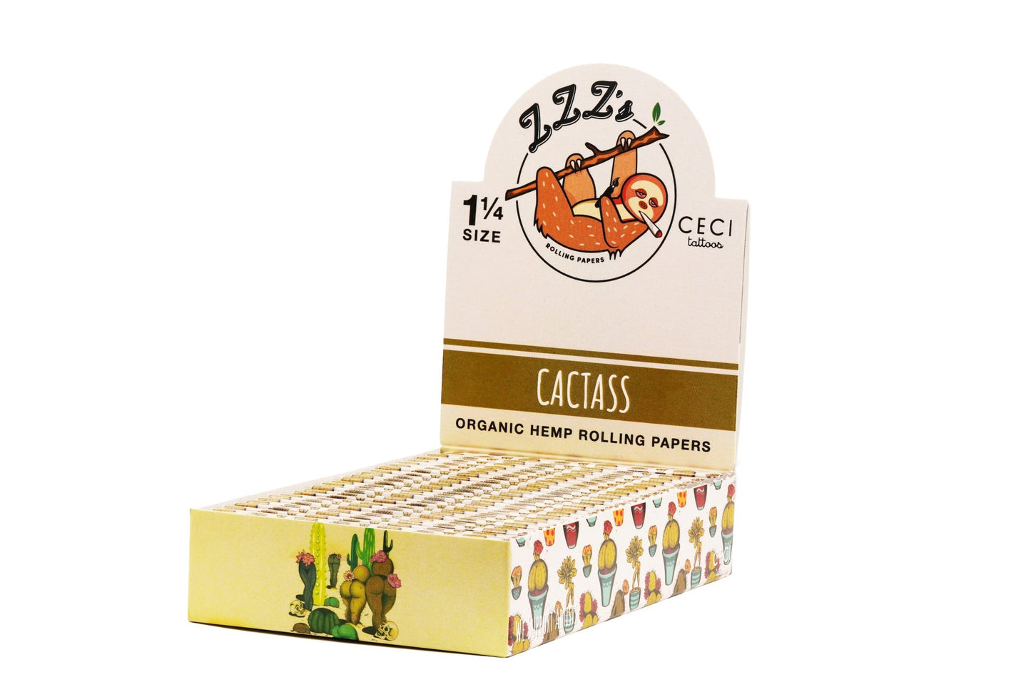 1.25" Rolling Papers - "Cactass"
