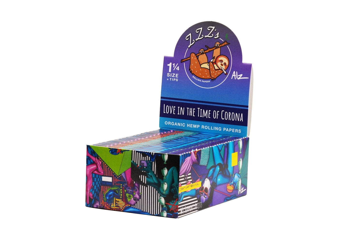 1 1/4 Rolling Papers + Tips - "Love in the Time of Corona" - ZZZ's Collective