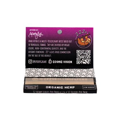 1 1/4 Rolling Papers + Tips - "Cosmic Vision"