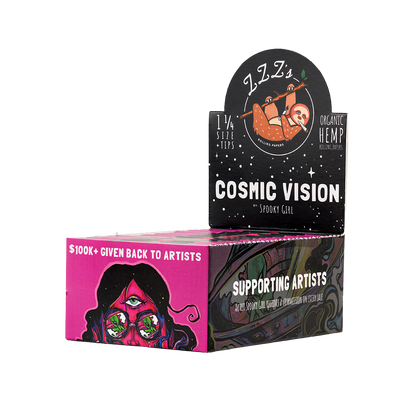 1 1/4 Rolling Papers + Tips - "Cosmic Vision"