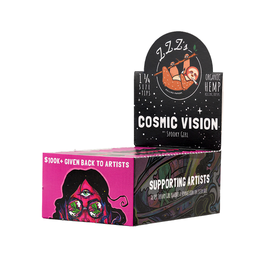 1 1/4 Rolling Papers + Tips - "Cosmic Vision"