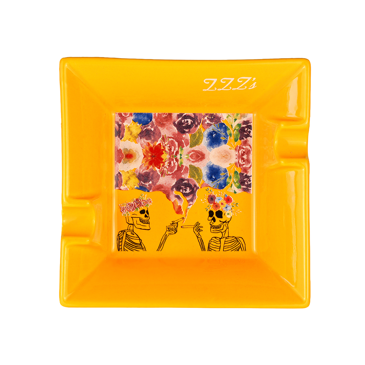 Ceramic Ashtray - "Dead Flowers" by Dan Macura