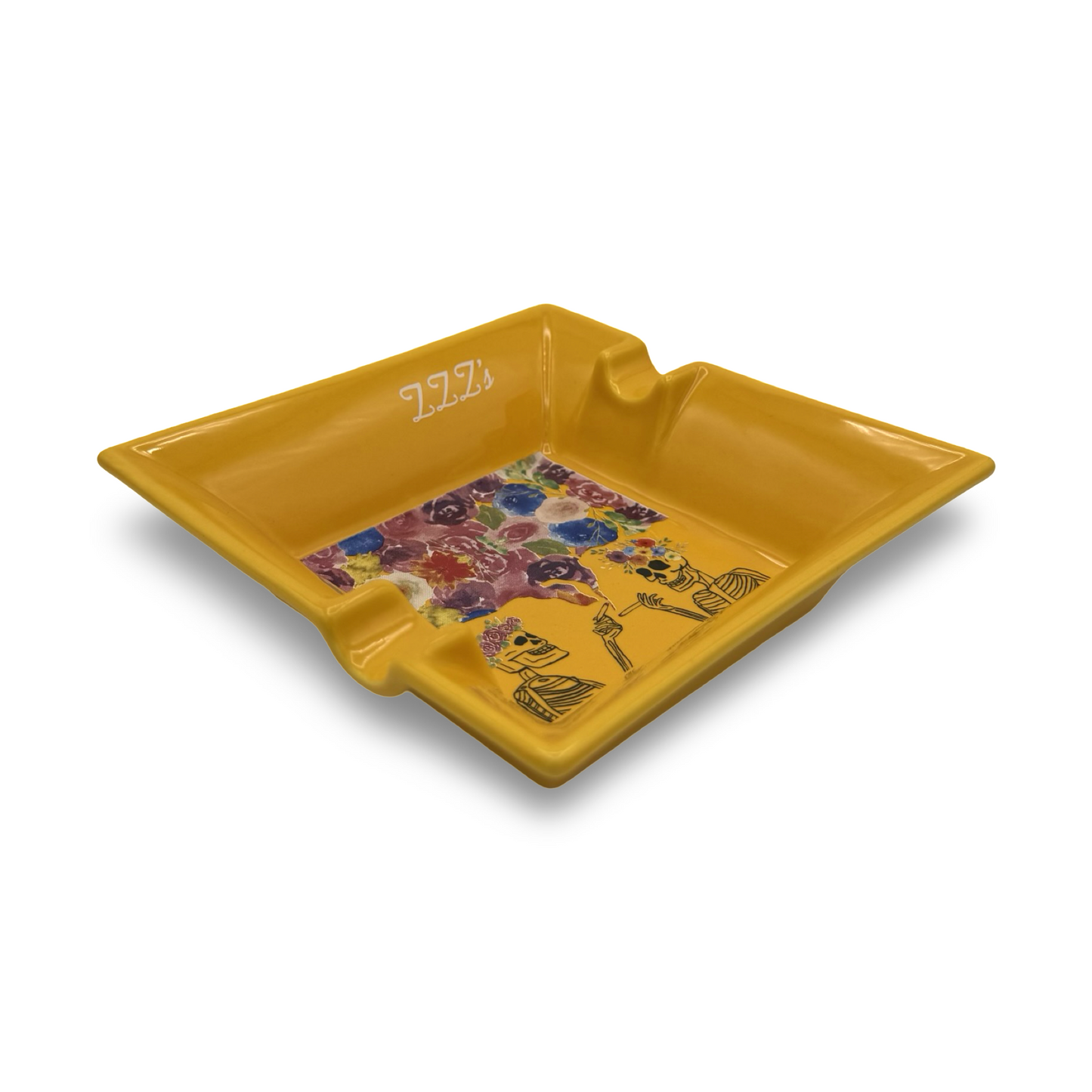 Ceramic Ashtray - "Dead Flowers" by Dan Macura