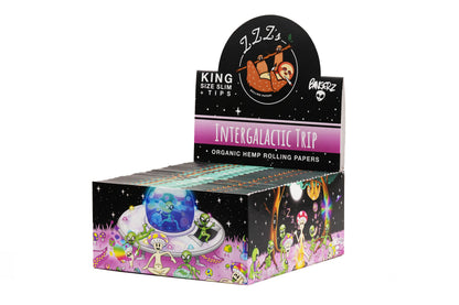 King Size Slim Rolling Papers + Tips - "Intergalactic Trip"