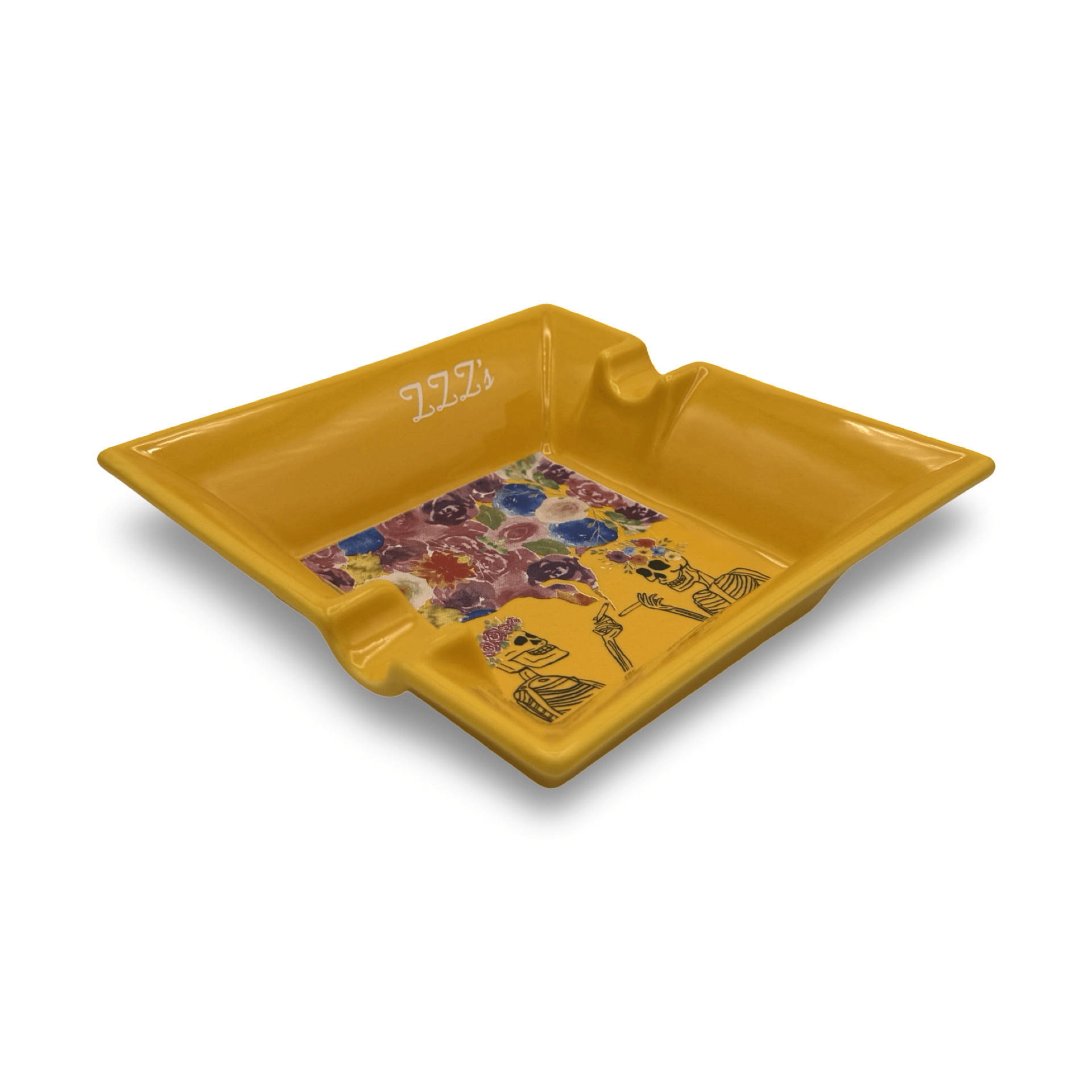 Ceramic Ashtray - "Dead Flowers" by Dan Macura - ZZZ's Collective