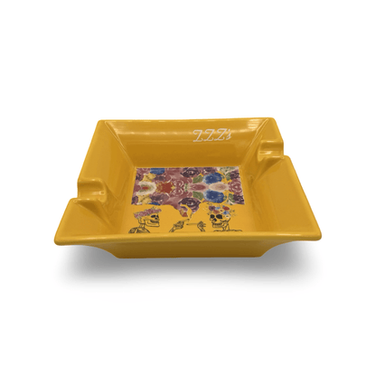 Ceramic Ashtray - "Dead Flowers" by Dan Macura - ZZZ's Collective