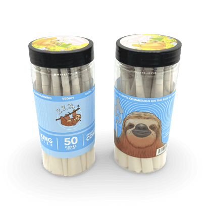 King Size 50pk Jars - "Stoner Sloth" by Tim Molloy - ZZZ's Collective