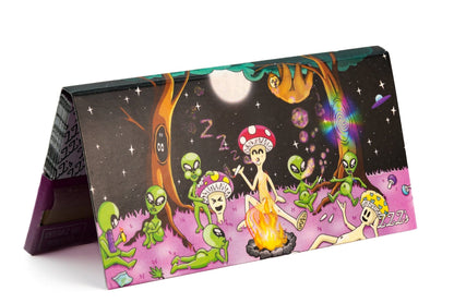 King Size Slim Rolling Papers + Tips - "Intergalactic Trip" - ZZZ's Collective